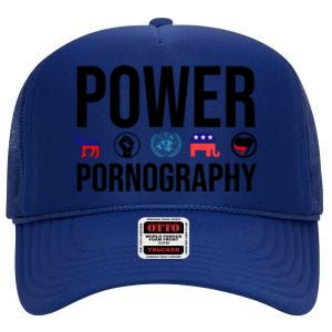 Power Porn High Crown Mesh Back Trucker Hat