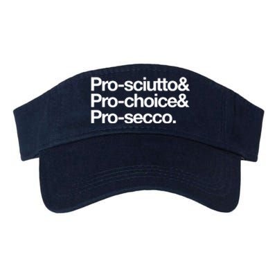 Prosciutto & Prochoice & Prosecco Valucap Bio-Washed Visor