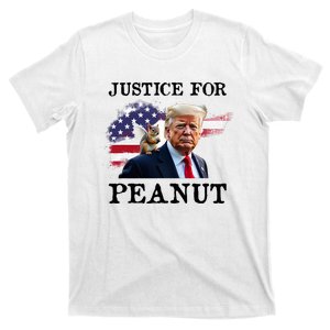 Peanut P’Nut Pnut Justice For Peanut The Squirrel 2024 T-Shirt