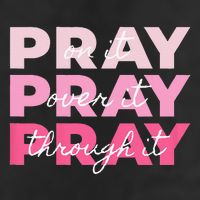 Pray Pray Pray Pray On It Pray Over It Pray Through It Cool Comfort Performance Bucket Hat