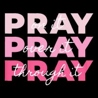 Pray Pray Pray Pray On It Pray Over It Pray Through It Wool Snapback Cap