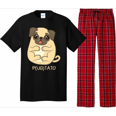 Pugtato Pug Potato Dog Lover TShirt Gift Pajama Set