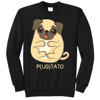 Pugtato Pug Potato Dog Lover TShirt Gift Tall Sweatshirt