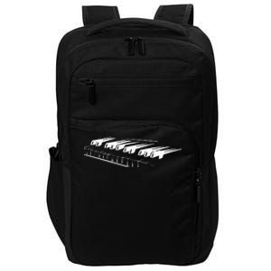 Piano Player Pianist Gift Musician Keyboard Keys Orchestra Impact Tech Backpack