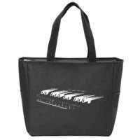 Piano Player Pianist Gift Musician Keyboard Keys Orchestra Zip Tote Bag