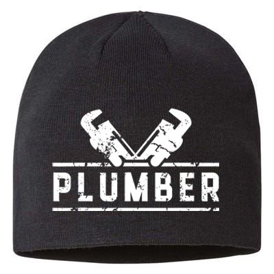 Plumber Profession Plumbing Sayings Job Sustainable Beanie