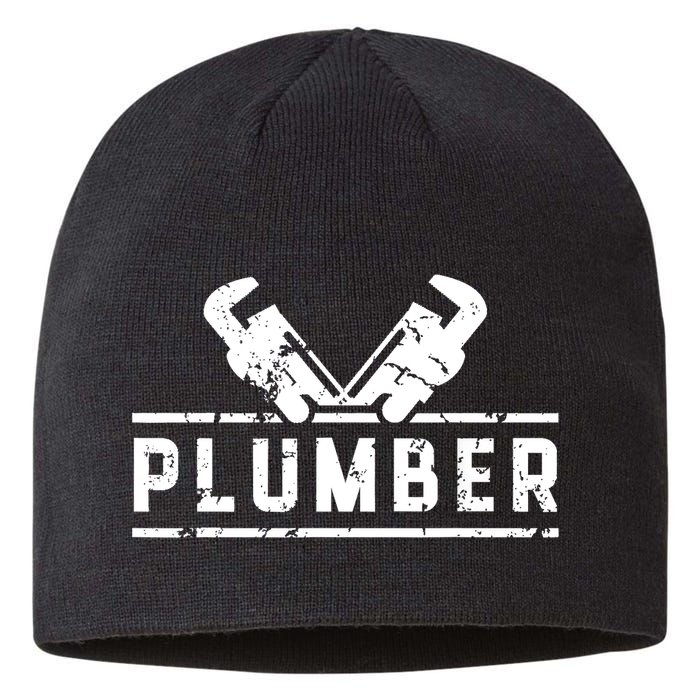 Plumber Profession Plumbing Sayings Job Sustainable Beanie