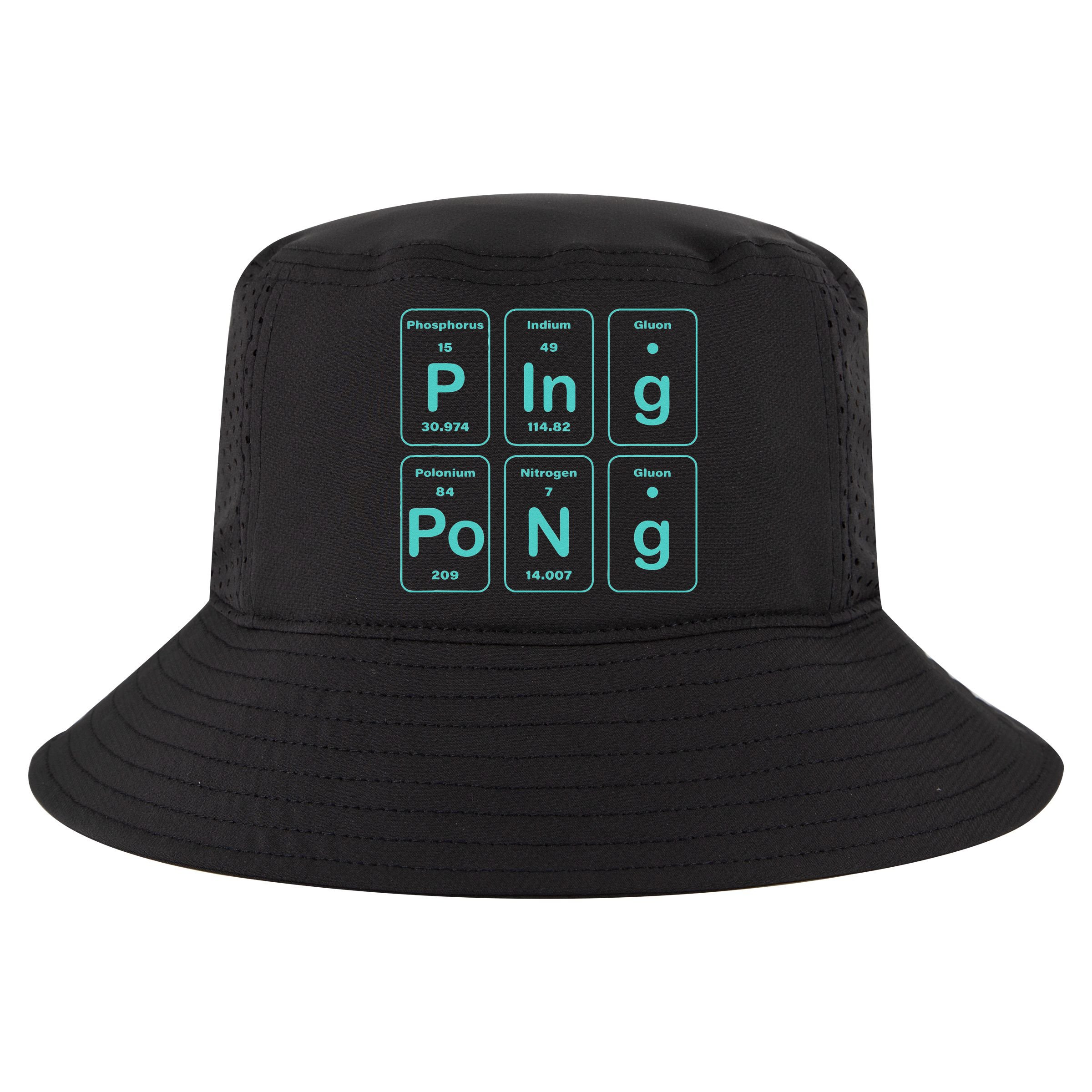 Ping Pong Periodic Table Funny Cool Comfort Performance Bucket Hat