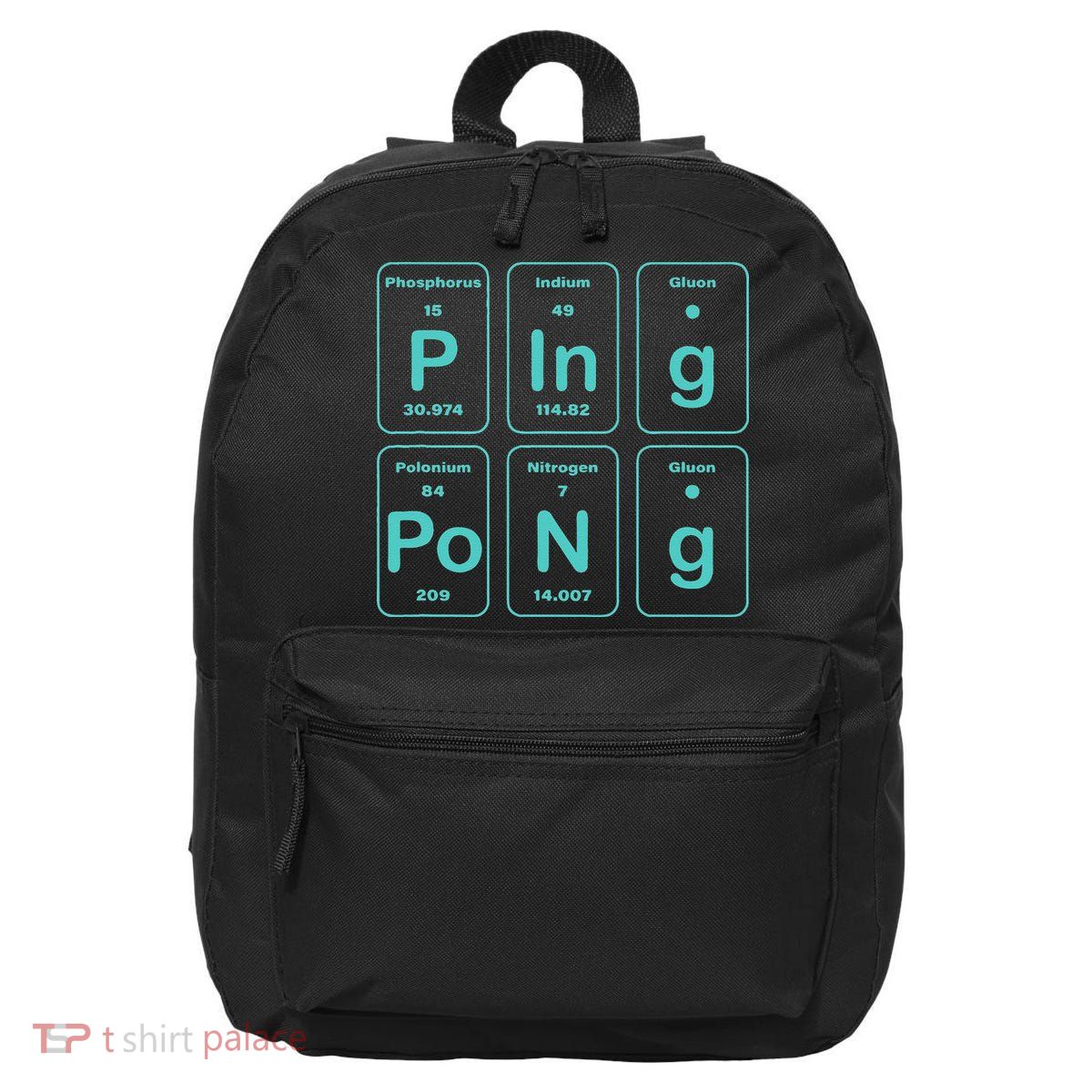 Ping Pong Periodic Table Funny 16 in Basic Backpack