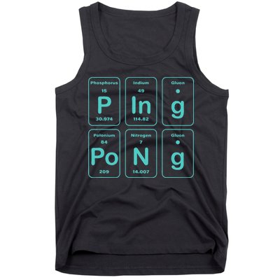 Ping Pong Periodic Table Funny Tank Top