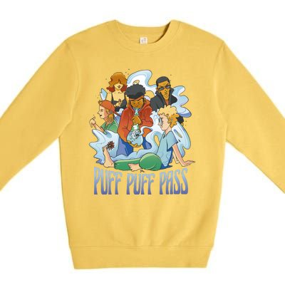 Puff Puff Pass Premium Crewneck Sweatshirt