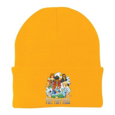 Puff Puff Pass Knit Cap Winter Beanie