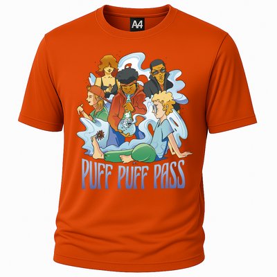 Puff Puff Pass Cooling Performance Crew T-Shirt