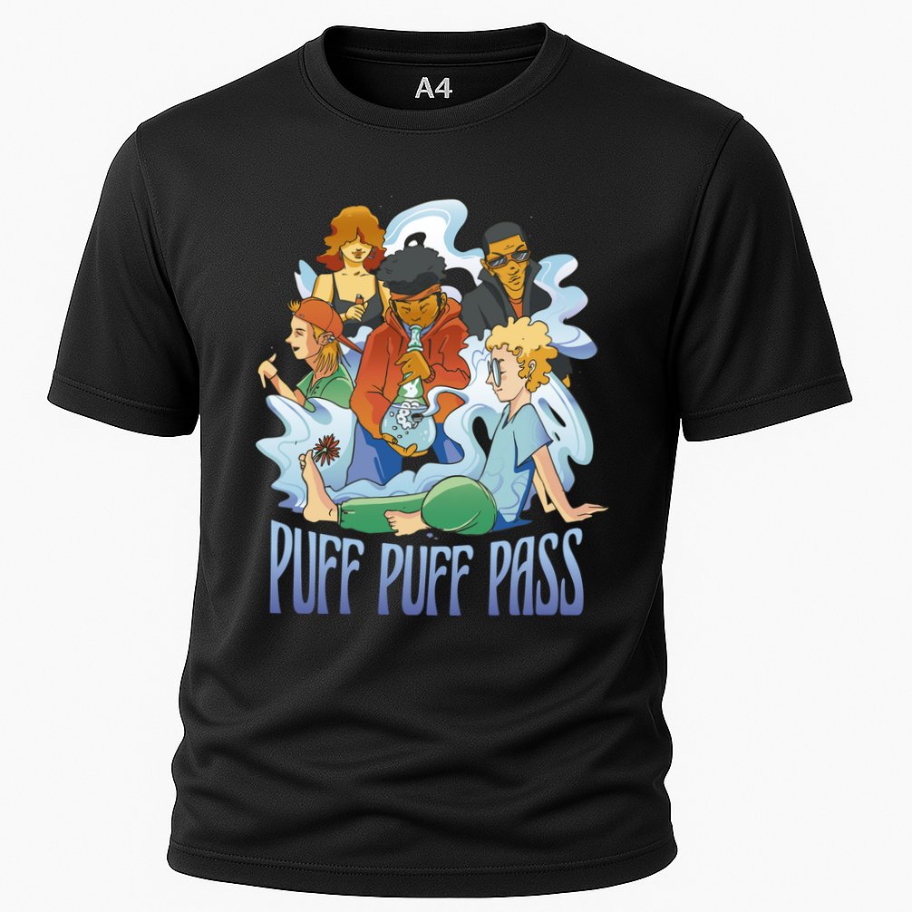 Puff Puff Pass Cooling Performance Crew T-Shirt