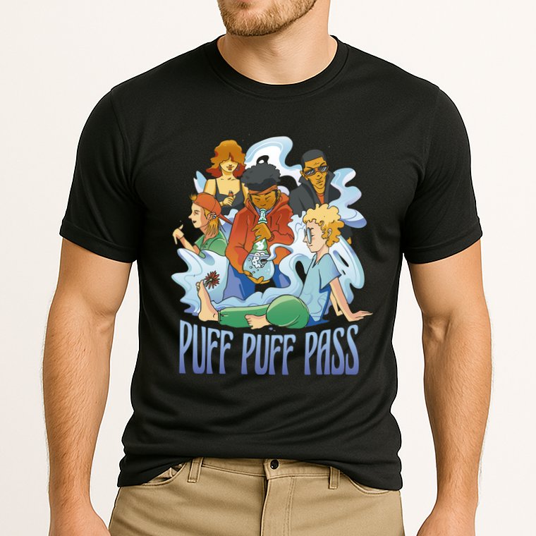 Puff Puff Pass Cooling Performance Crew T-Shirt
