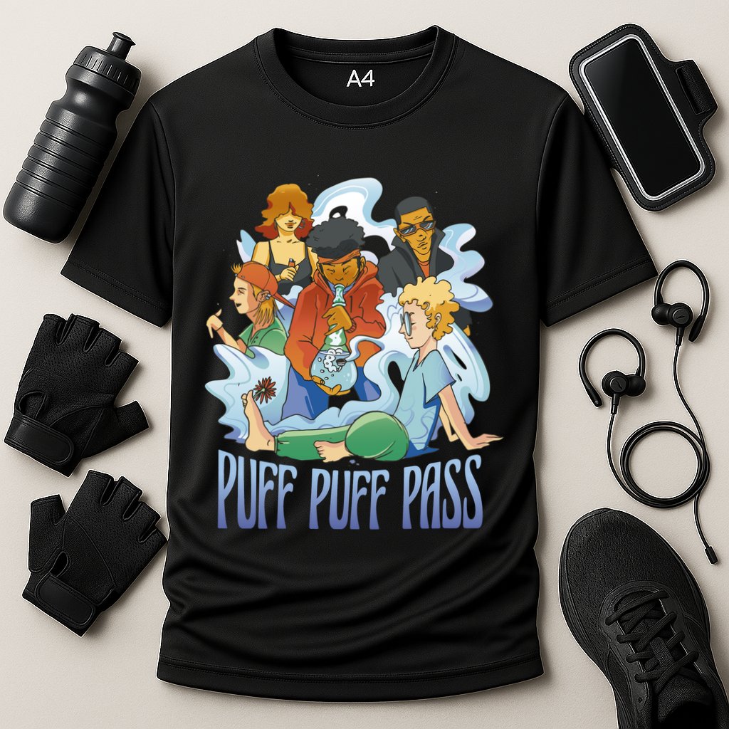 Puff Puff Pass Cooling Performance Crew T-Shirt