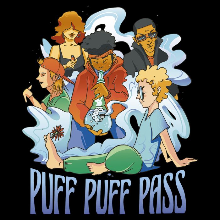 Puff Puff Pass Cooling Performance Crew T-Shirt