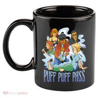 Puff Puff Pass 11oz C Handle Ceramic Mug