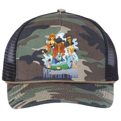 Puff Puff Pass Retro Rope Trucker Hat Cap