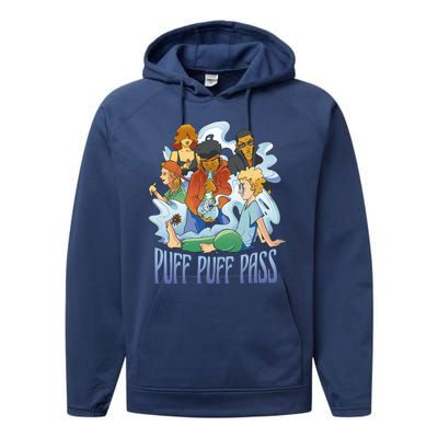 Puff Puff Pass Performance Fleece Hoodie