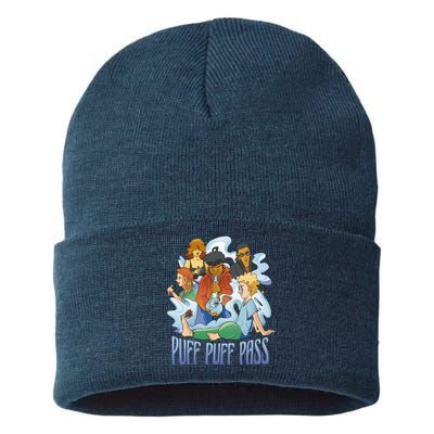 Puff Puff Pass Sustainable Knit Beanie