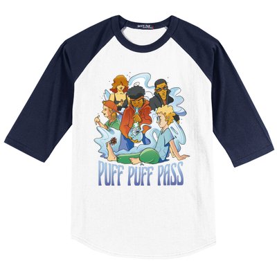 Puff Puff Pass Baseball Sleeve Shirt