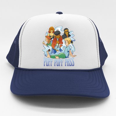 Puff Puff Pass Trucker Hat