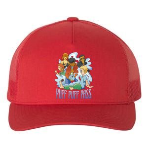 Puff Puff Pass Yupoong Adult 5-Panel Trucker Hat