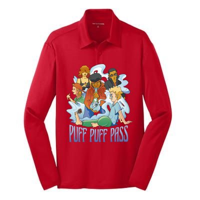 Puff Puff Pass Silk Touch Performance Long Sleeve Polo