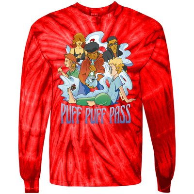 Puff Puff Pass Tie-Dye Long Sleeve Shirt