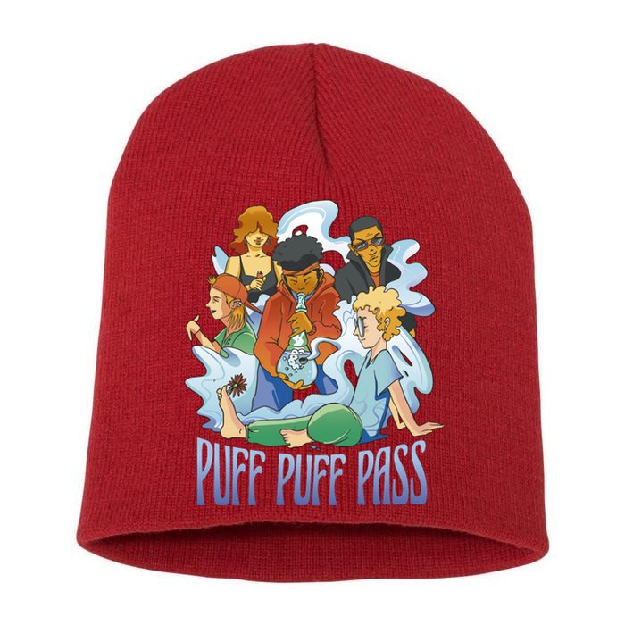 Puff Puff Pass Short Acrylic Beanie