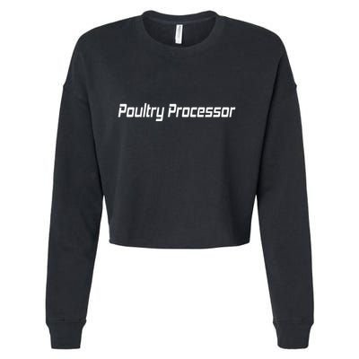 Poultry Processor Cropped Pullover Crew