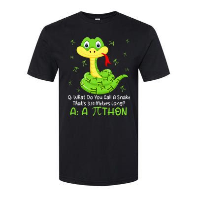 Python Pithon Pi Symbol Funny Math Teacher Pi Day Softstyle® CVC T-Shirt