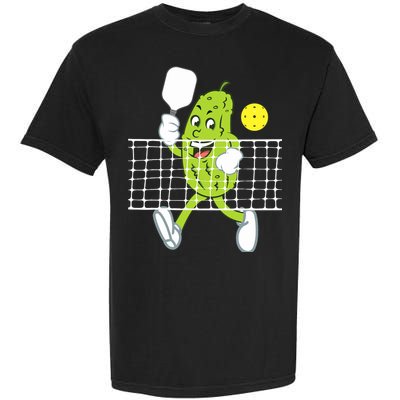 Pickle Playing Pickleball Funny Pickleball Paddleball Garment-Dyed Heavyweight T-Shirt