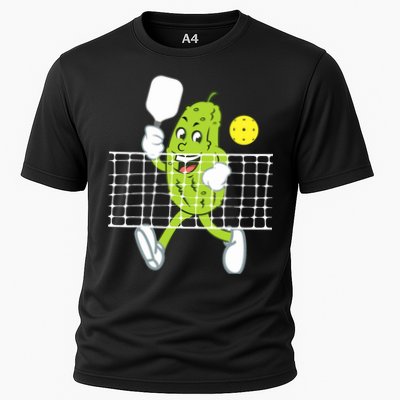 Pickle Playing Pickleball Funny Pickleball Paddleball Performance Shirt