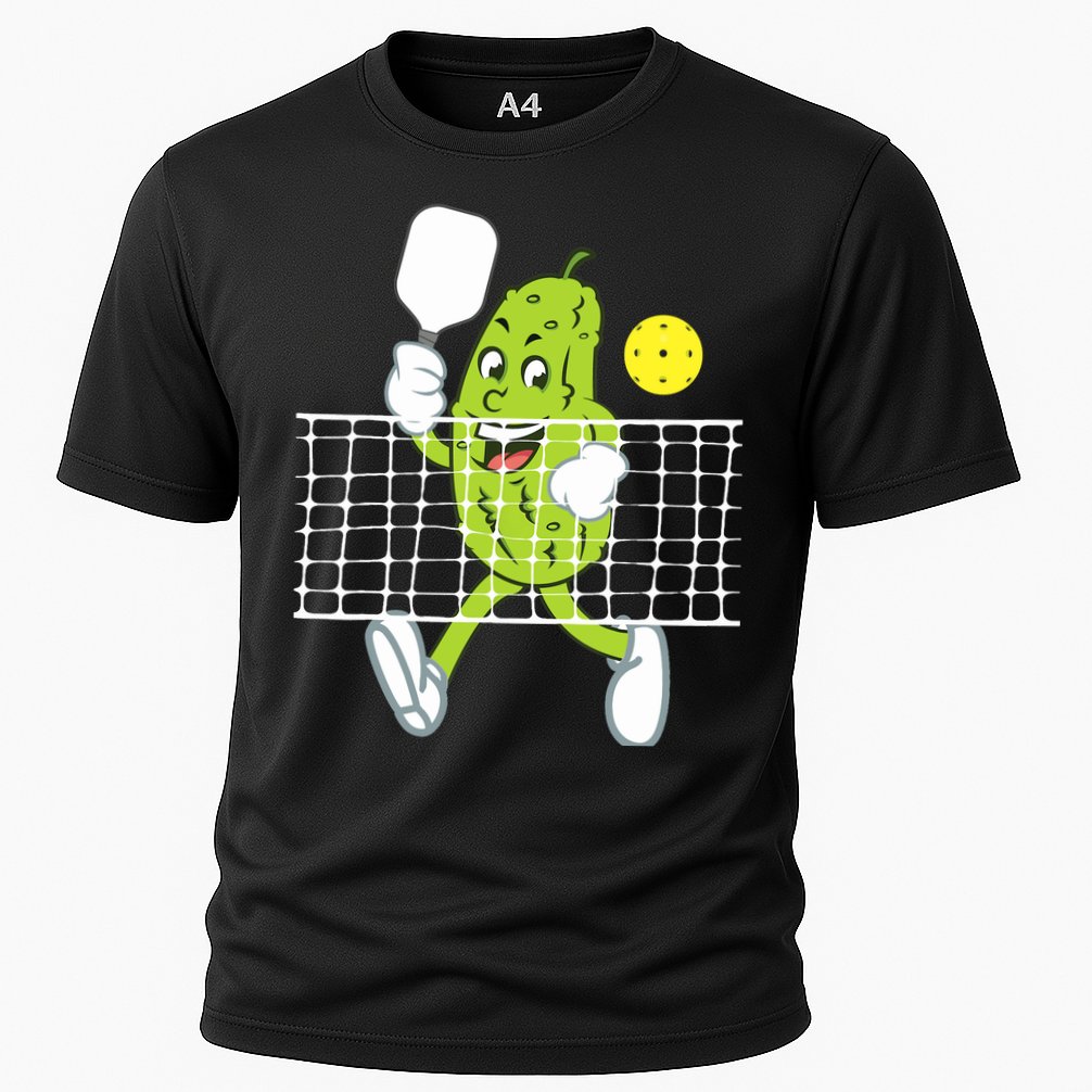 Pickle Playing Pickleball Funny Pickleball Paddleball Performance Shirt