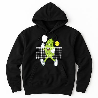 Pickle Playing Pickleball Funny Pickleball Paddleball Hoodie