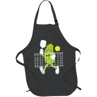Pickle Playing Pickleball Funny Pickleball Paddleball Apron