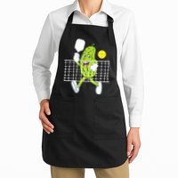Pickle Playing Pickleball Funny Pickleball Paddleball Apron