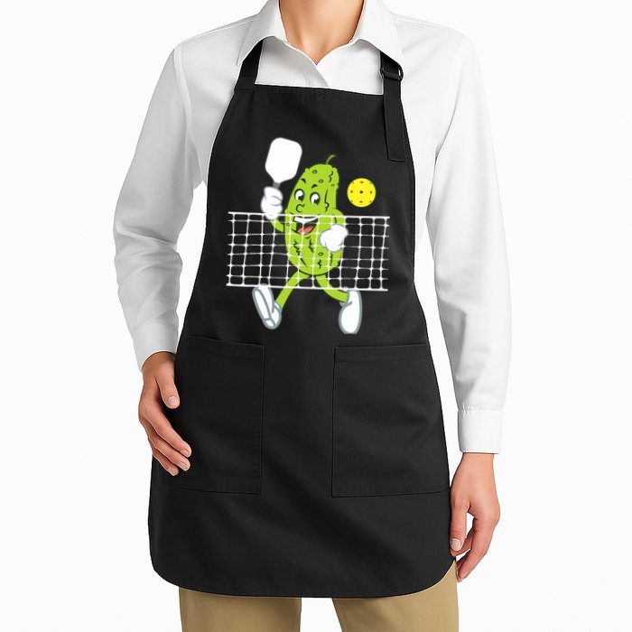 Pickle Playing Pickleball Funny Pickleball Paddleball Apron