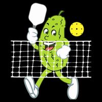 Pickle Playing Pickleball Funny Pickleball Paddleball Apron