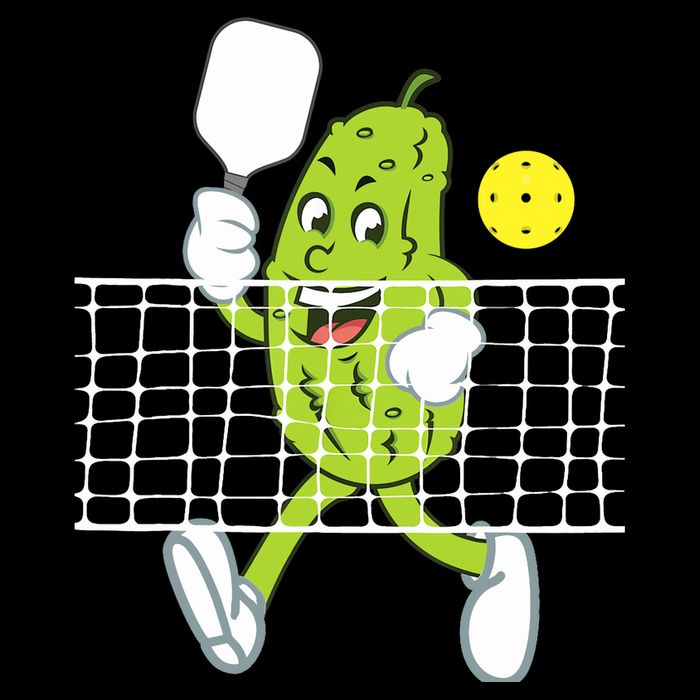 Pickle Playing Pickleball Funny Pickleball Paddleball Apron