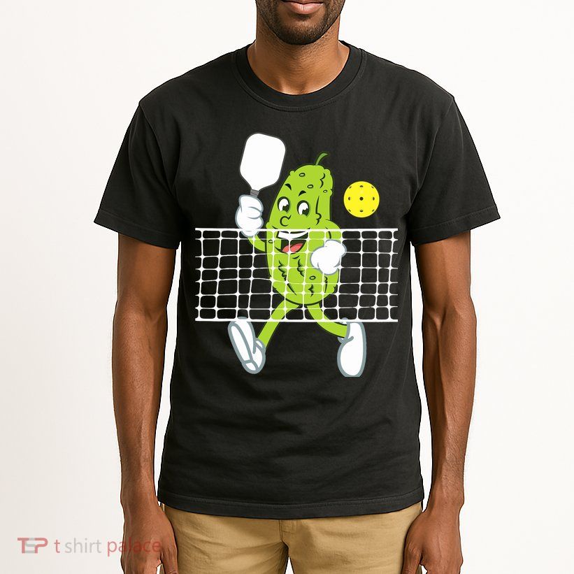 Pickle Playing Pickleball Funny Pickleball Paddleball Tall T-Shirt