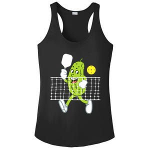 Pickle Playing Pickleball Funny Pickleball Paddleball Ladies PosiCharge Competitor Racerback Tank