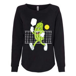 Pickle Playing Pickleball Funny Pickleball Paddleball Womens California Wash Sweatshirt