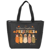 Pacifiers Pumpkins Preemies Thanksgiving Nicu Nurse Zip Tote Bag