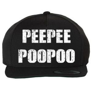 Peepeepoopoo Peepee Poopoo Pee Pee Poo Poo Wool Snapback Cap