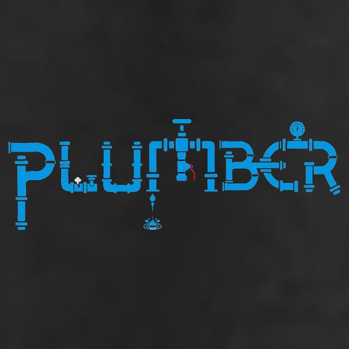 Plumbing Plumber 7 Panel Mesh Trucker Snapback Hat