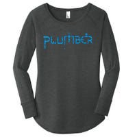 Plumbing Plumber Women's Perfect Tri Tunic Long Sleeve Shirt