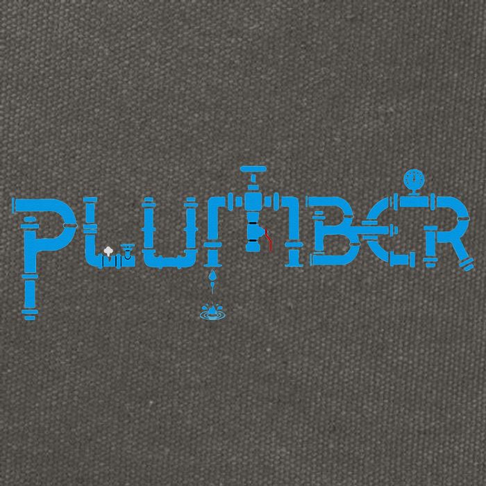 Plumbing Plumber Cotton Canvas Backpack